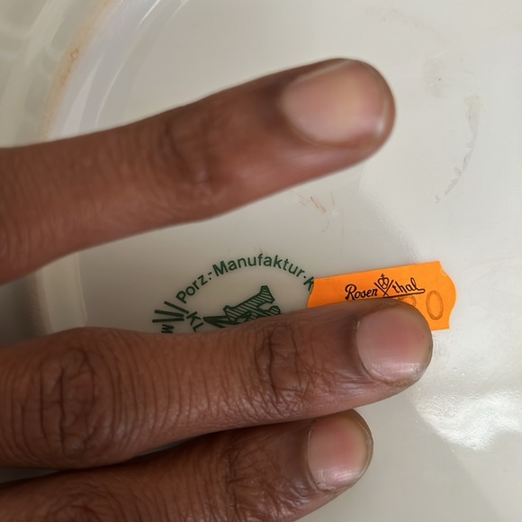 Kleiber Germany Vintage Pearl Plate Rare Collectible Feste Marienberg - Picture 10 of 10